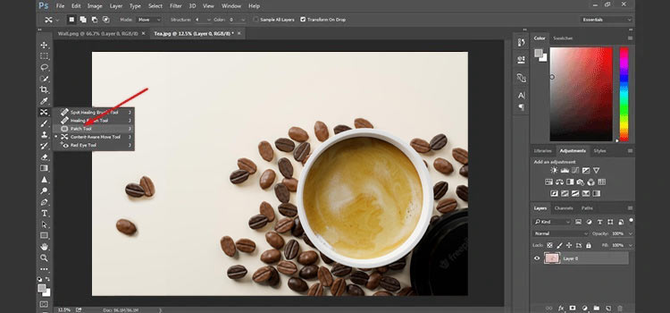 HOW TO USE PATCH TOOL IN PHOTOSHOP